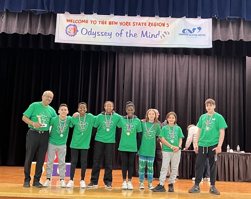 The Todd OM Structure Team won 1st place in the regional competition